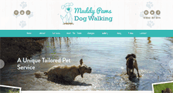 Desktop Screenshot of muddypawsdogwalking.co.uk